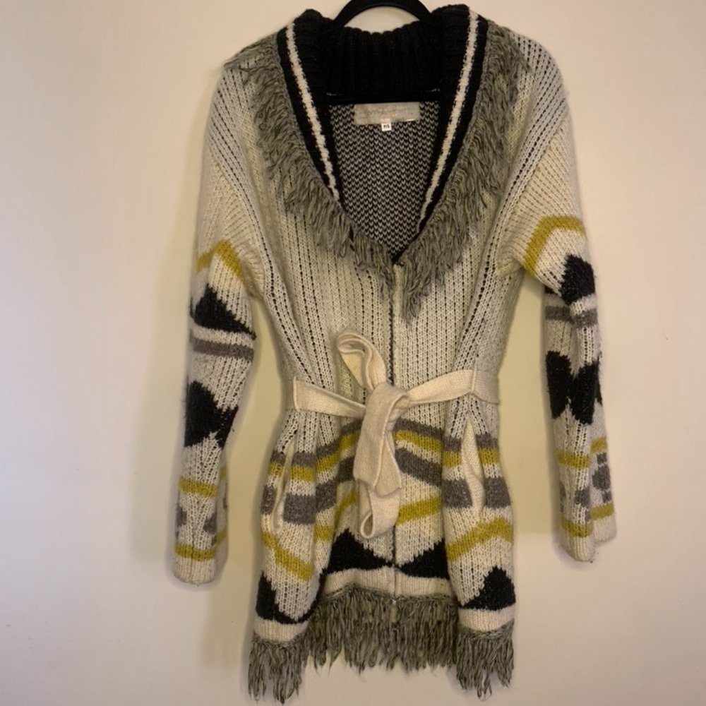 Jen's Pirate Booty Fringe Cardigan - Size Small / Petite